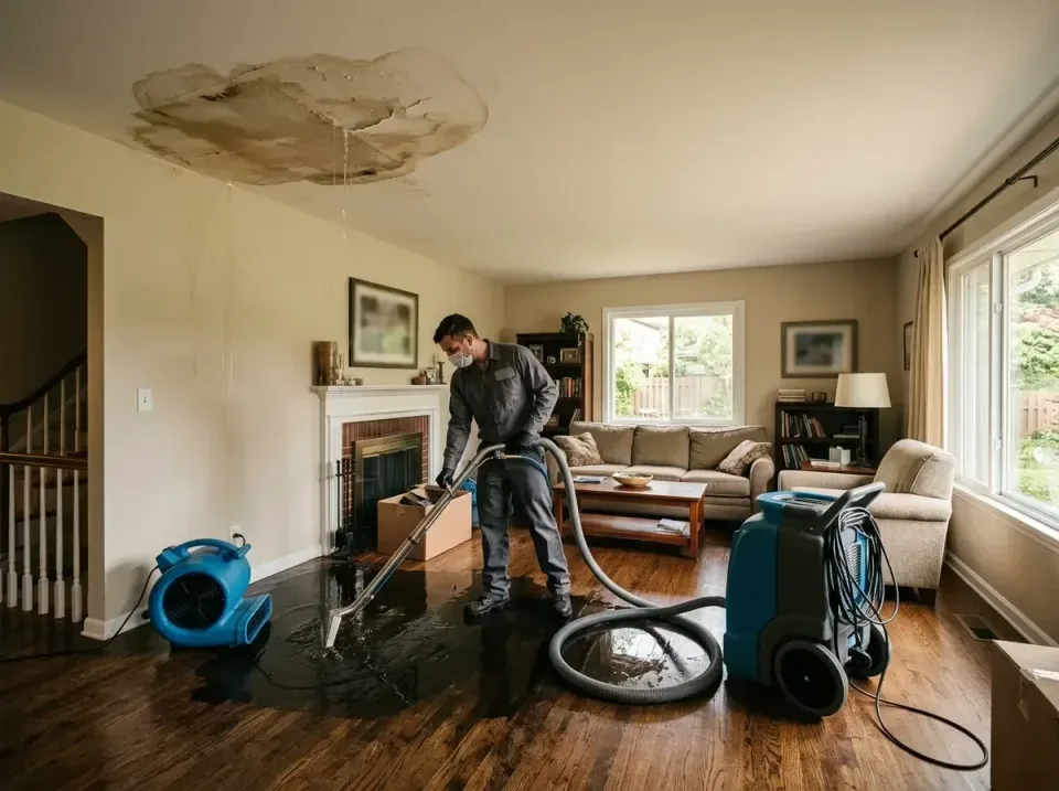 attic-pipe-burst-ceiling-drip-008 — frequently asked questions, Water Damage Restoration & Carpet Care in Sultan, WA